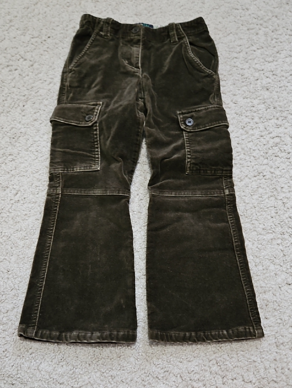 Boden Velvet Pants - Olive